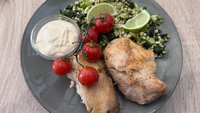Hozzáadás a kosárhoz Sous vide grillezett csirkemell, hajdinás salátával, grillezett koktélparadicsom