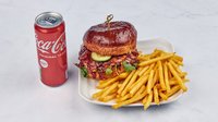 Objednať Burger Combo+Cibuľové krúžky