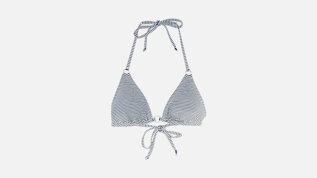 Stripe Triangle String Bikini Blue – Accessorize Sliema – Wolt
