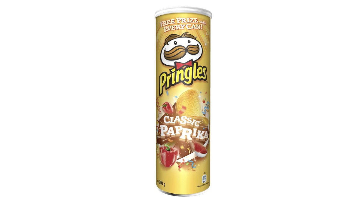 Pringles Classic Paprika, 185 g