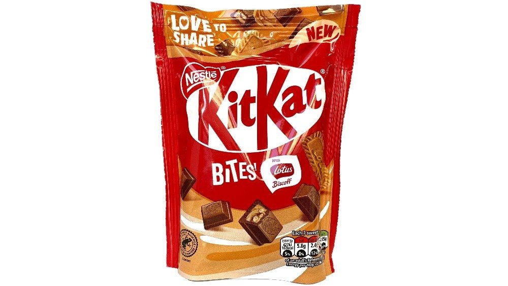 Kit Kat Bites Lotus Biscoff