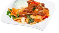 Objednať T7. Hovězí maso po Thajsku s rýží