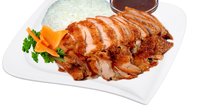 Objednať M20. Voňavé a křehké kuře se sojovou omáčkou s rýží-naše specialita