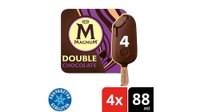 Hozzáadás a kosárhoz Magnum Double Chocolate Ice Cream Multipack 4 x 88ml (Pálcikás)