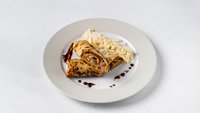 Objednať Vepřový steak Tomahawk v „sous vide„ hranolky z pečené zeleniny, česnekový dip