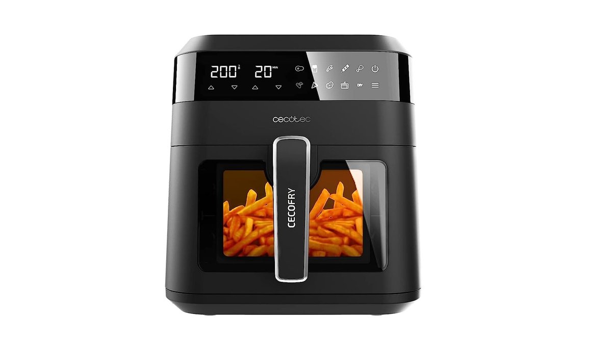 Cecotec Cecofry Full Inox 5500 Pro Air Fryer 5.5L 1700W avec Accessoires