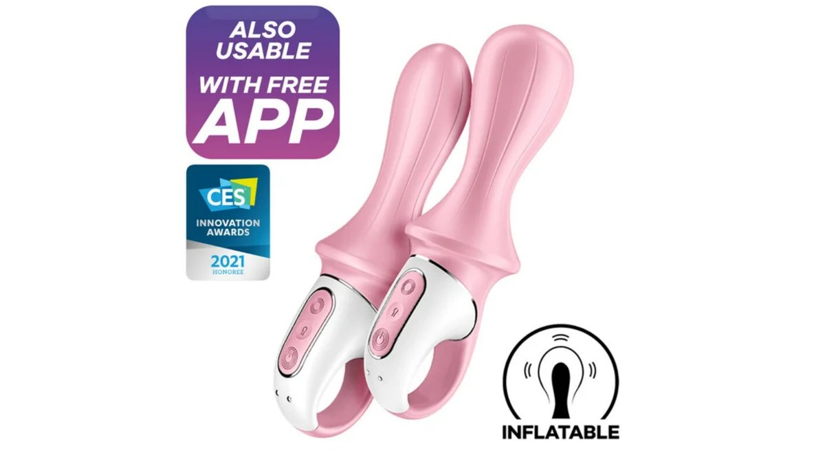 Satisfyer Air Pump Booty 5+ Inflatable Anal Vibrator, Pink | Online  Intimates Fgura | Wolt