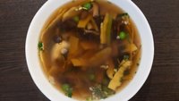 Objednať Kuřecí polévka s bambusem a houbami