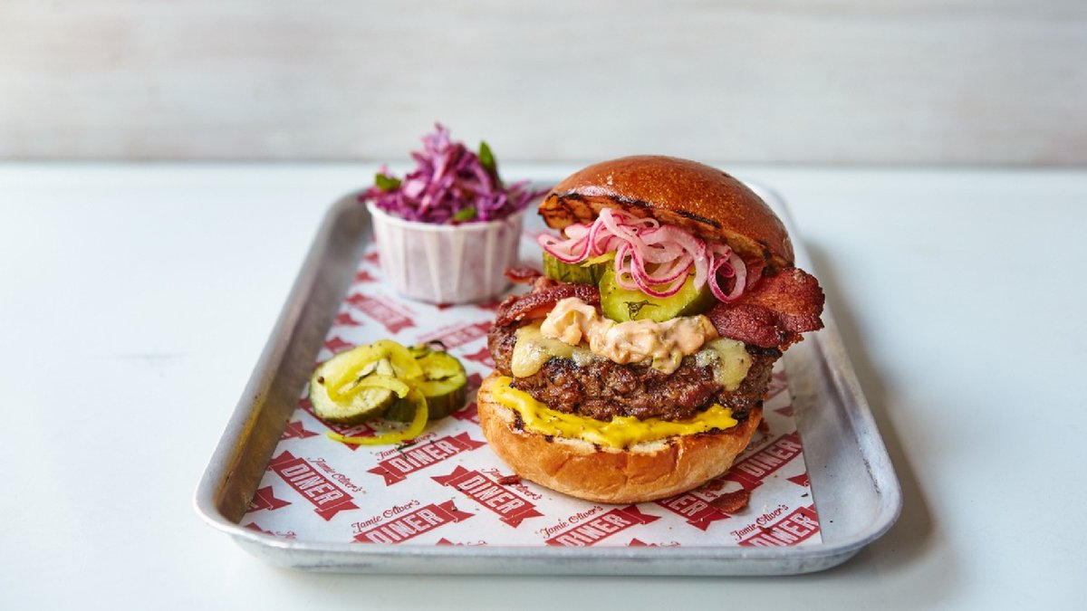 Insanity Burger From 'Jamie Oliver's Comfort Food