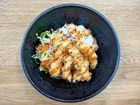 Objednať Smažené krevety s rýží + polévka