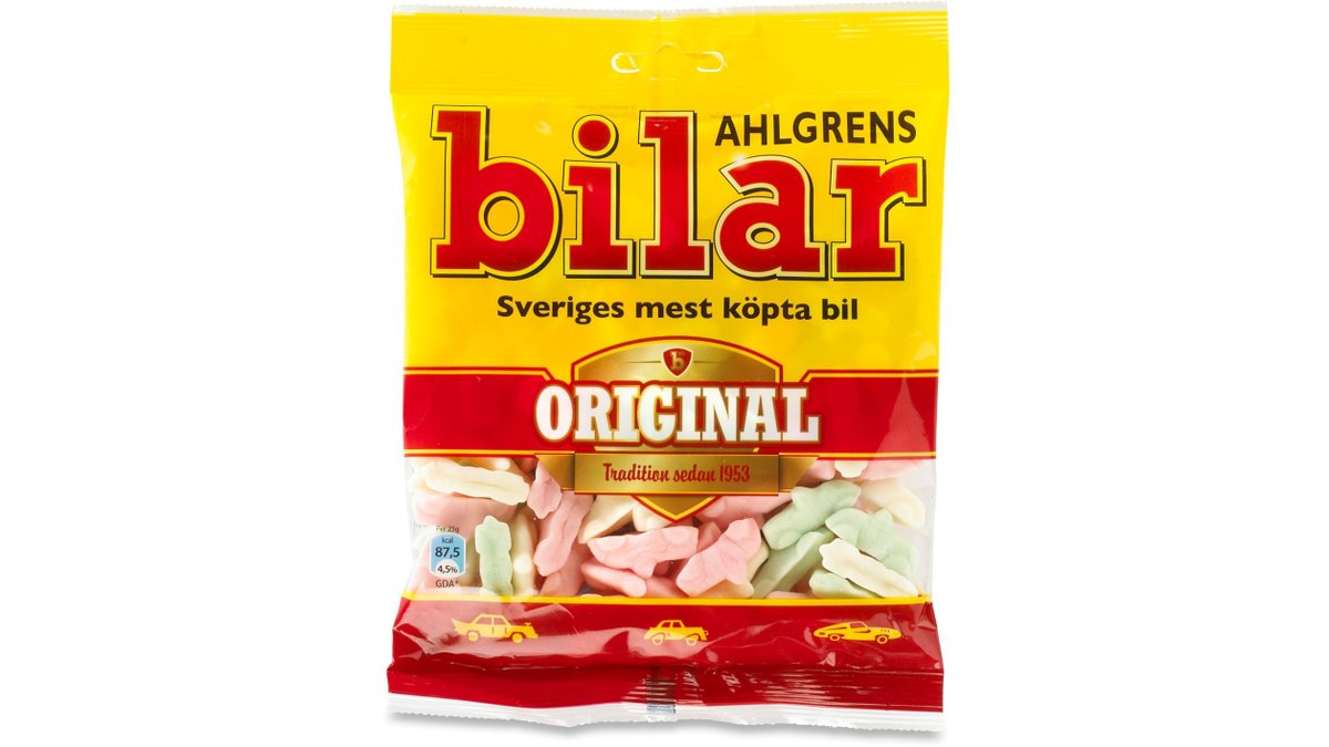 abort Gå tilbage mindre Ahlgrens Bilar Original 125g | Shop N Bet | Wolt