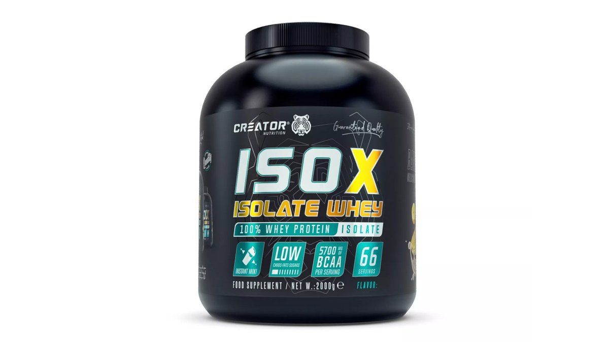 Creator Nutrition Iso X Isolate Whey Chocolate, 2kg – Protein Malta