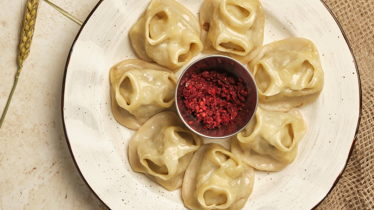 Манты из рубленного мяса
