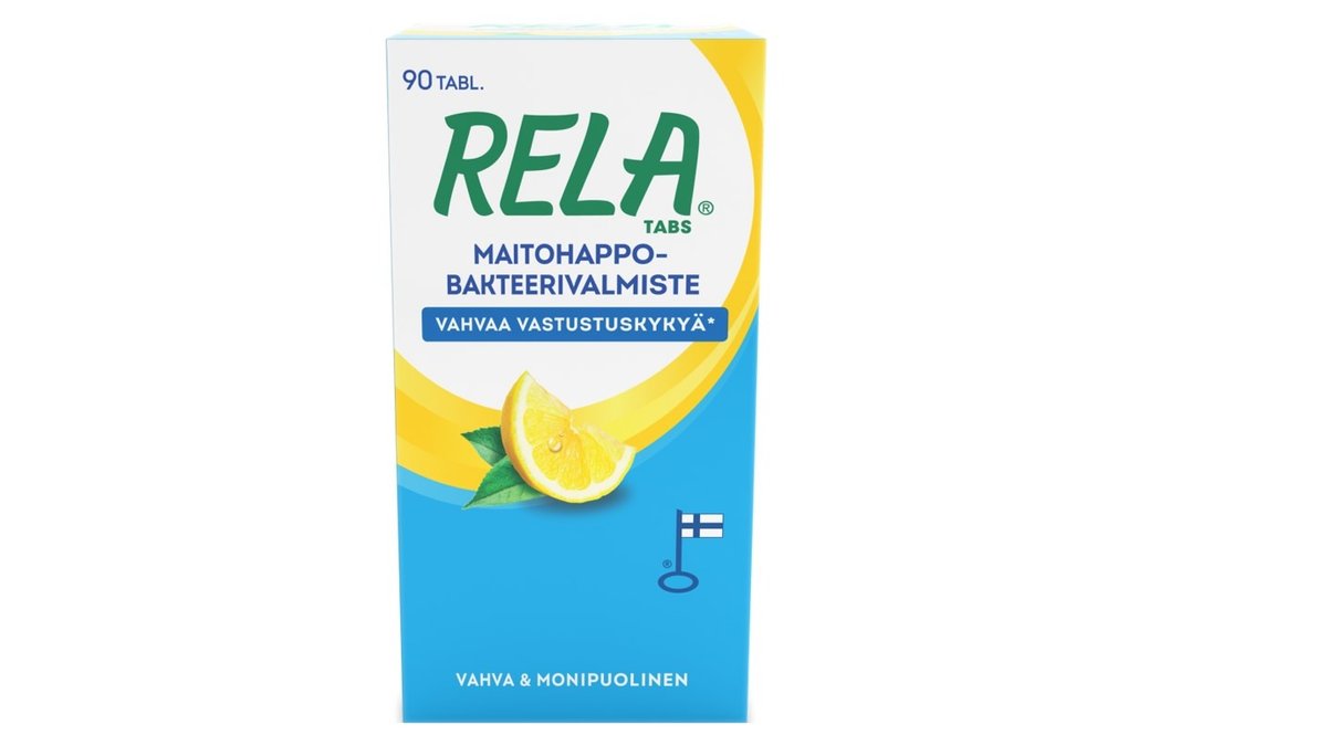 Rela Tabs UUSI Sitruuna 90 Tabl | Malmin Apteekki | Wolt