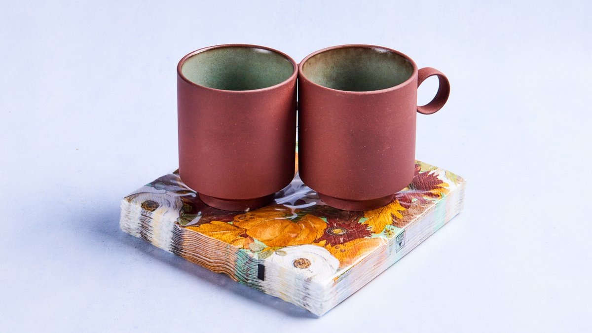 Kaffekrus med Serviett | Solstrand Blomster Interiør | Wolt