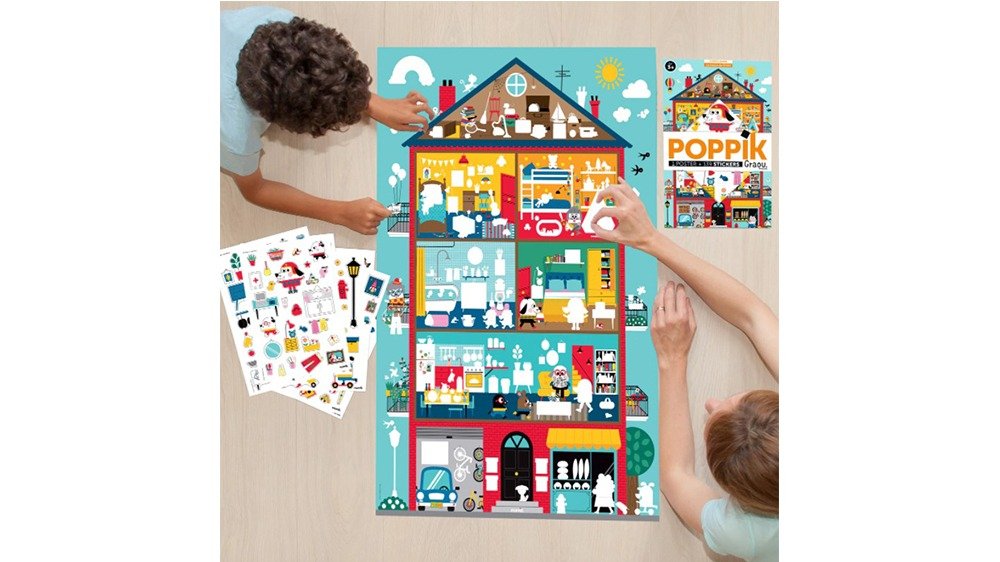 home sticker poster