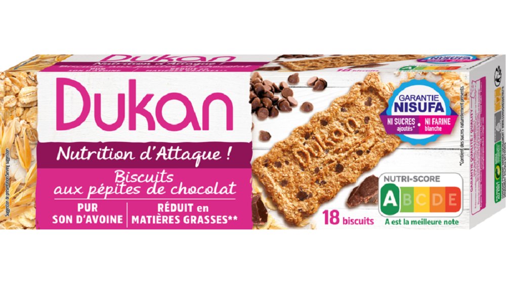 Dukan - Gluco-D Chocolate 15 Biscuits