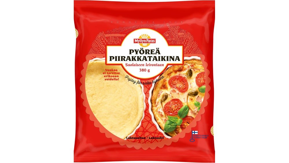 Myllyn Paras Pyöreä Piirakkataikina suolainen 380 g pakaste – K-Market Amuri