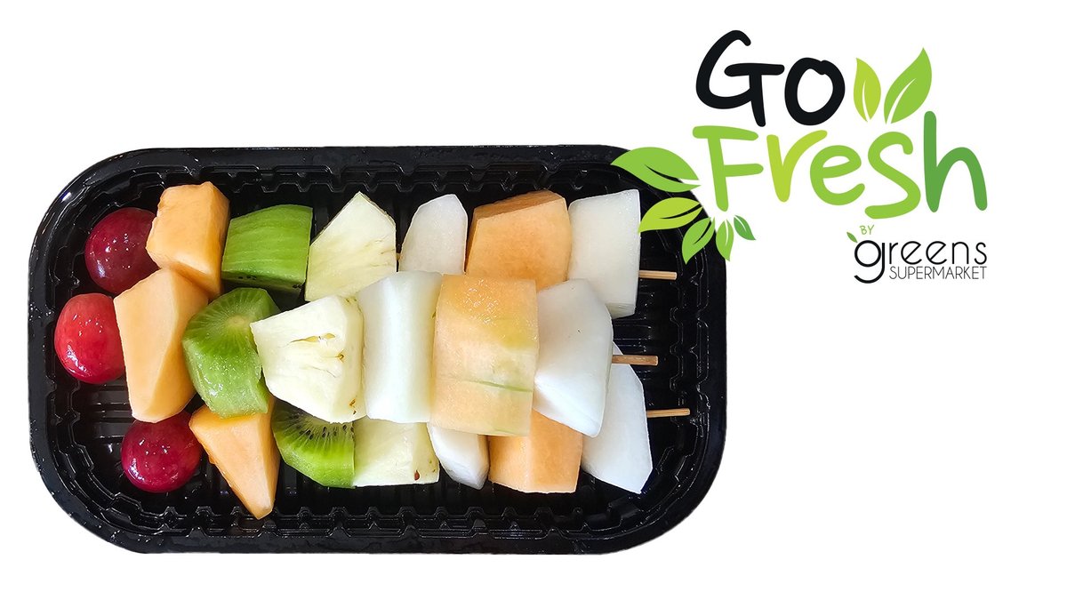 Fresh Fruit Kebab x3, 500g Meats and Eats Naxxar Wolt