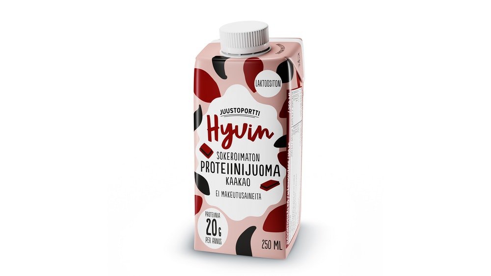 Juustoportti Hyvin sokeroimaton proteiinijuoma 250ml kaakao laktoositon –  K-Market Ainoa