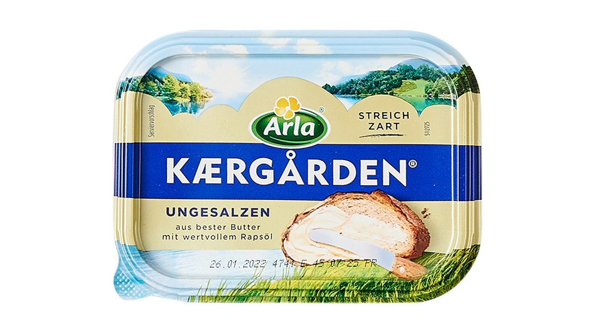 Arla Kærgården gute tegut... | Voltastraße Lebensmittel 250g Wolt ungesalzen 