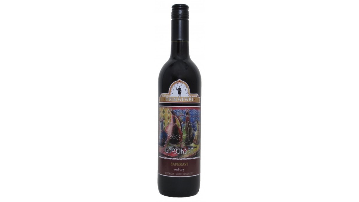 2019 Georgischer Wein PIROSMANI Rot Halbtrocken 0,75l | Weinhaus Tsinapari  | Wolt | Rotweine