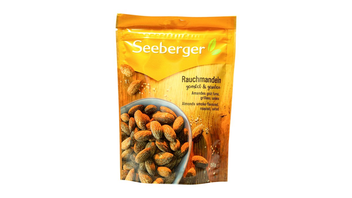 Amandes grillées non salées - Seeberger - 125 g