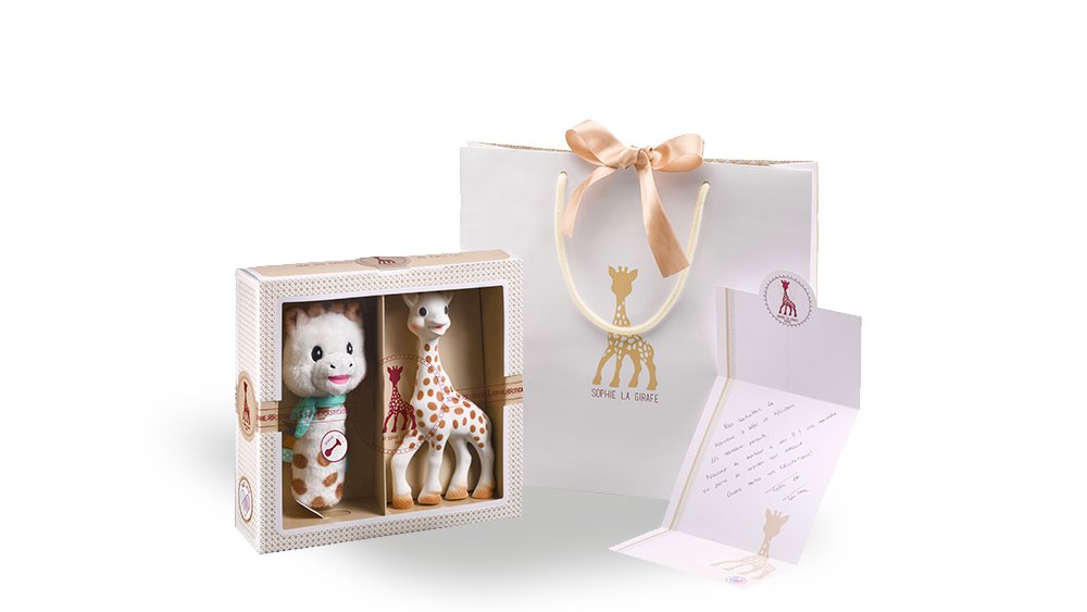 Sophie la Girafe con Bolsa de Tela 616401 - Vulli 40810976 –  jugueteriatrevol