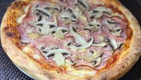 Hozzáadás a kosárhoz Prosciutto e funghi pizza (33cm)