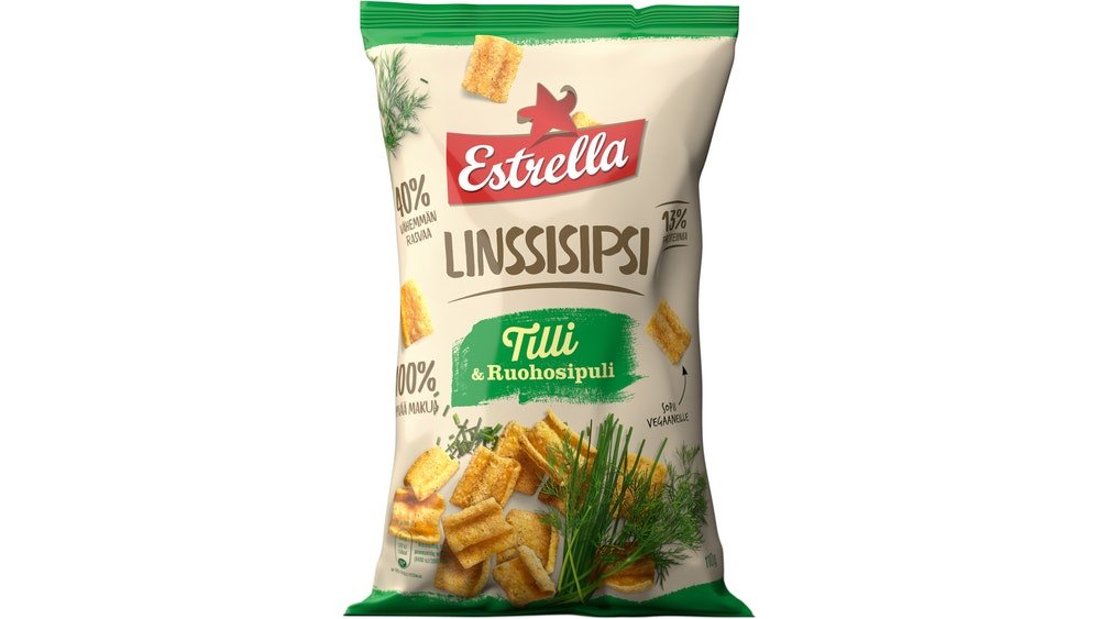 Estrella Linssisipsi 110g Tilli & Ruohosipuli – K-Market Tolsa