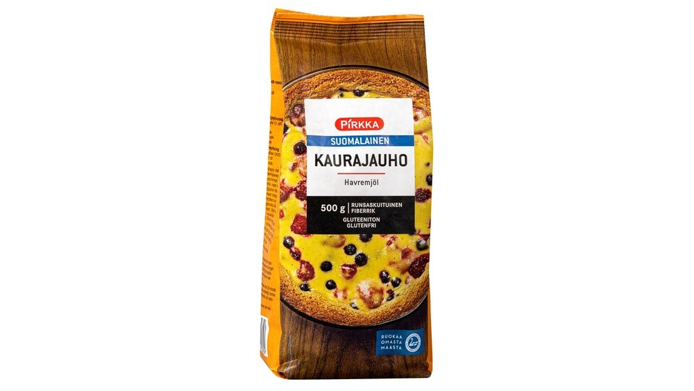 Pirkka suomalainen kaurajauho 500g gluteeniton – K-Market Oliivi