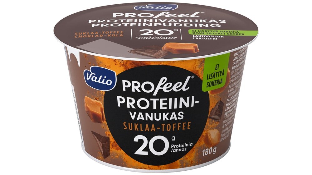 Valio Profeel proteiinivanukas 180g suklaa-toffee laktoositon – K-Market  Iivisniemi
