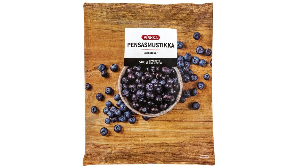 Pirkka pensasmustikka 500g pakaste – K-Market Kartanonkoski