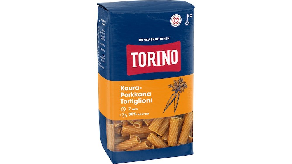 Torino kaura-porkkanapasta - tortiglioni 400g | K-Market Pohjoinen  Rautatiekatu | Wolt