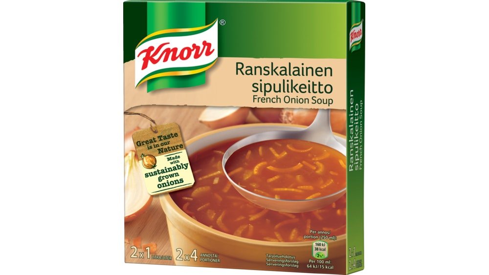 Knorr Ranskalainen Sipulikeitto keittoainekset 2 x 52 g – K-Market Lamminpää
