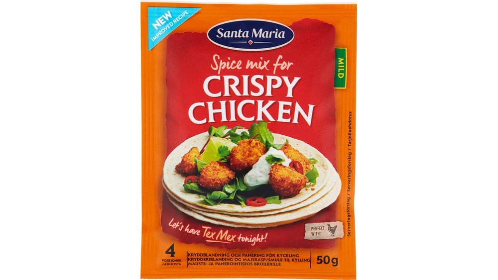 Santa Maria Crispy Chicken Spice Mix Mausteseos kanalle 50g – K-Market  Oliivi