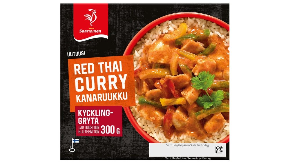 Saarioinen red thai curry kanaruukku 300g – K-Market Kangas