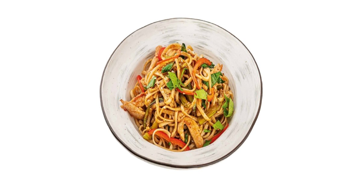 Удон с курицей