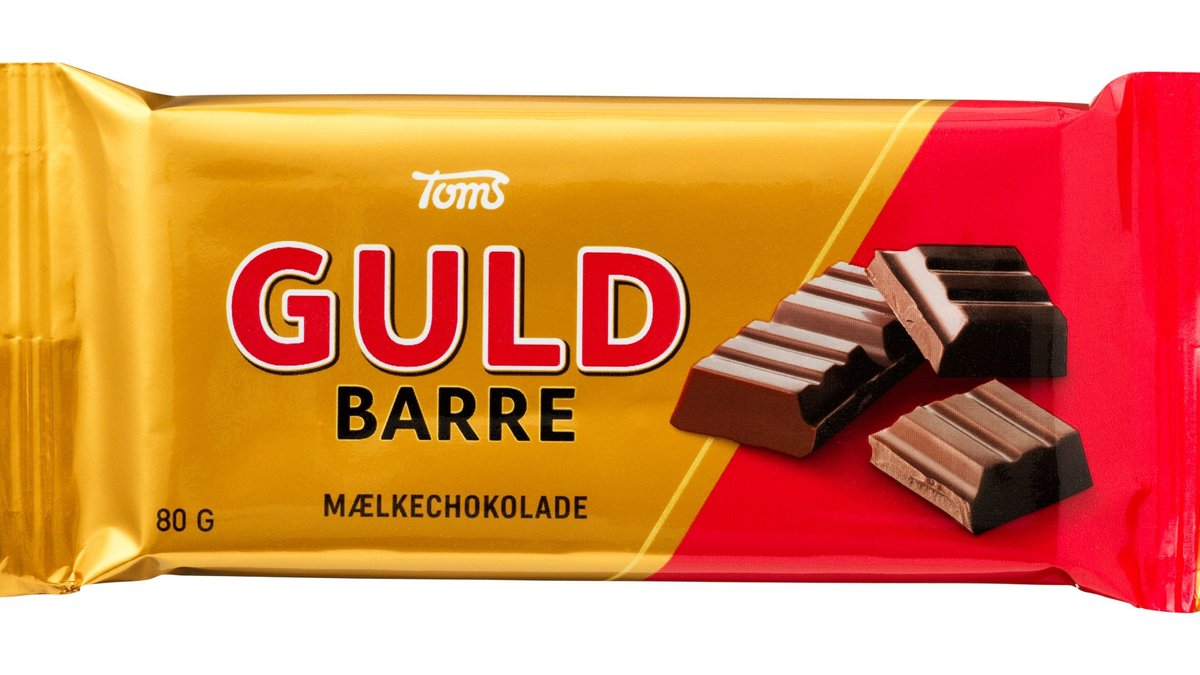 Guld Barre mælkechokolade, Toms SPAR Teglholmen Wolt