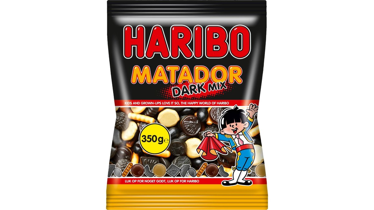 Lil Wade bygning Haribo Matador Mix Dark (stor) | Shell Aalborg | Wolt