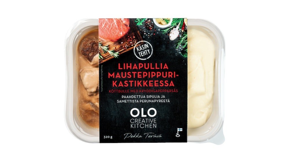 Olo Creative Kitchen lihapullia maustepippurikastikeessa 320g – K-Market  Keravan Asema