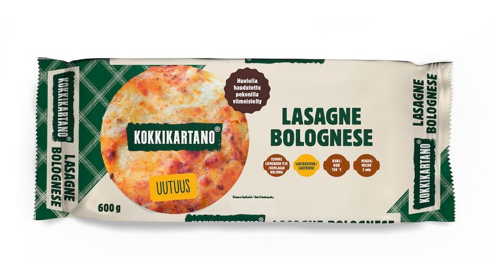 Kokkikartano lasagne bolognese 600g – K-Market Sörkka