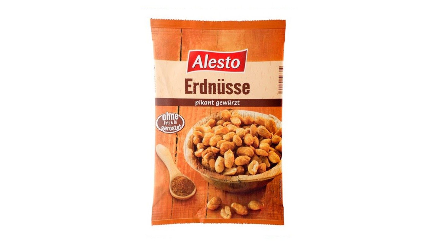 Alesto Erdnüsse pikant gewürzt 150g | Tobacco &amp; Drinks SD | Wolt