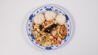 Objednať 3 Tofu s bambusovými výhonkami a hríbami + ostrokyslá polievka