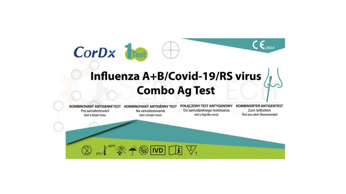 CorDx Influenza A+B/Covid-19/RSvirus Combo AG Test | Lékarna AVE ...