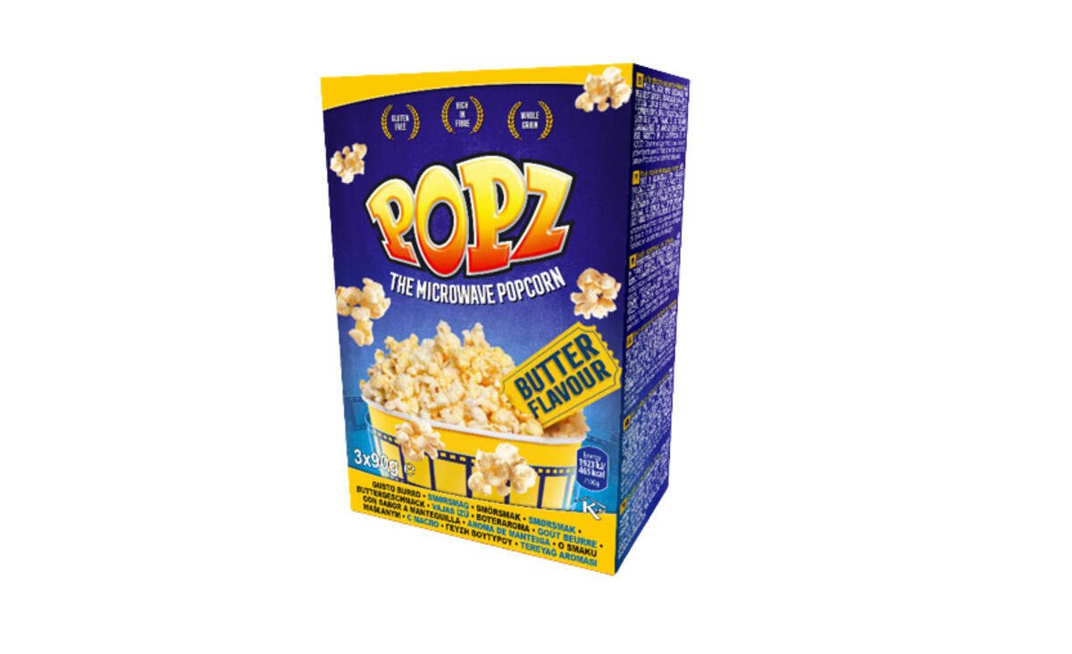 Popz Microwave Popcorn Butter 3x90gr | METRO Supermarket Aglantzia | Wolt