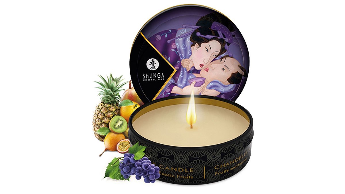 Shunga Massage Candle Lotion Exotic Fruits, 30ml | Maltazon | Wolt
