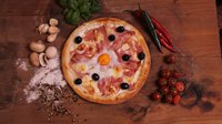 Hozzáadás a kosárhoz Carbonara serpenyős pizza (28cm)