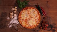 Hozzáadás a kosárhoz Garnélás pizza (28cm)