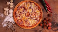 Hozzáadás a kosárhoz Kolbászos pizza (28cm)